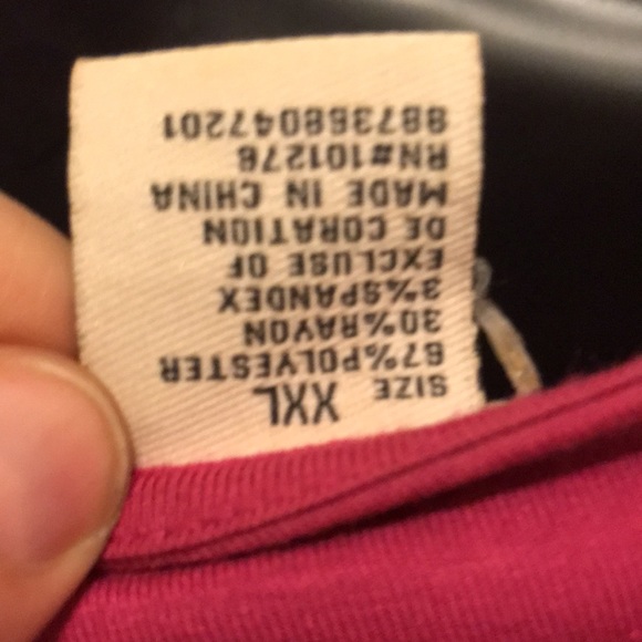 ECI NY Blouse Hot Pink!! PLUS size XXL. - Picture 6 of 8